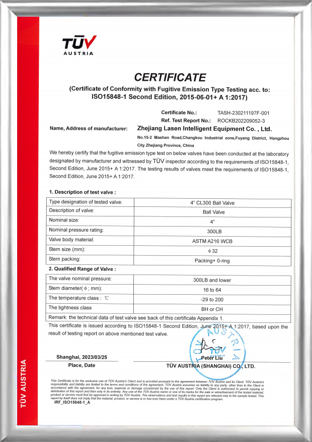 TUV ISO15848 인증서(4